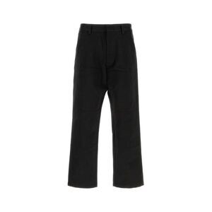 PRADA Men's Wide-Leg Wool Trousers Men BLACK Pants